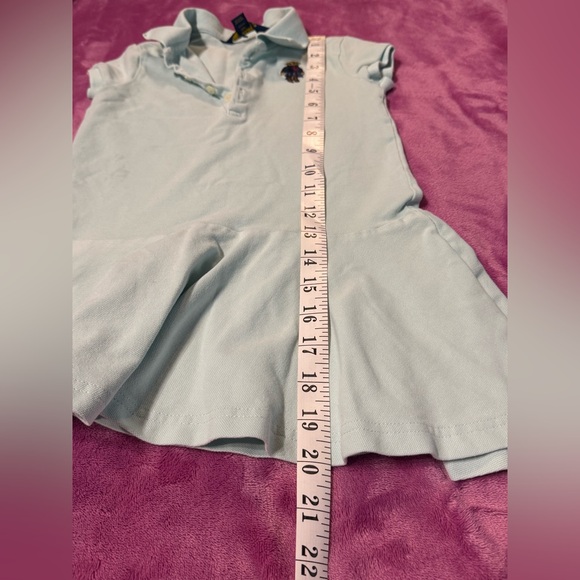 Polo by Ralph Lauren Sky Blue dress for kids #415 - Picture 3 of 12